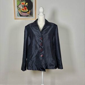 Vintage Satin Sheen Blazer